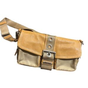 prada leather nylon bag